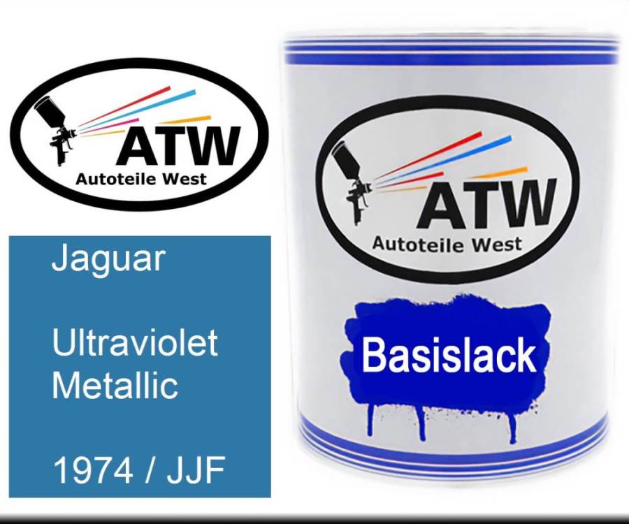 Jaguar, Ultraviolet Metallic, 1974 / JJF: 1L Lackdose, von ATW Autoteile West.